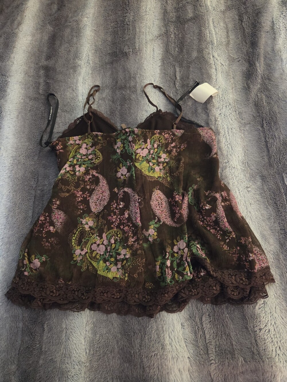 VINTAGE Rampage Cami Top NWT size L - Picture 8 of 8
